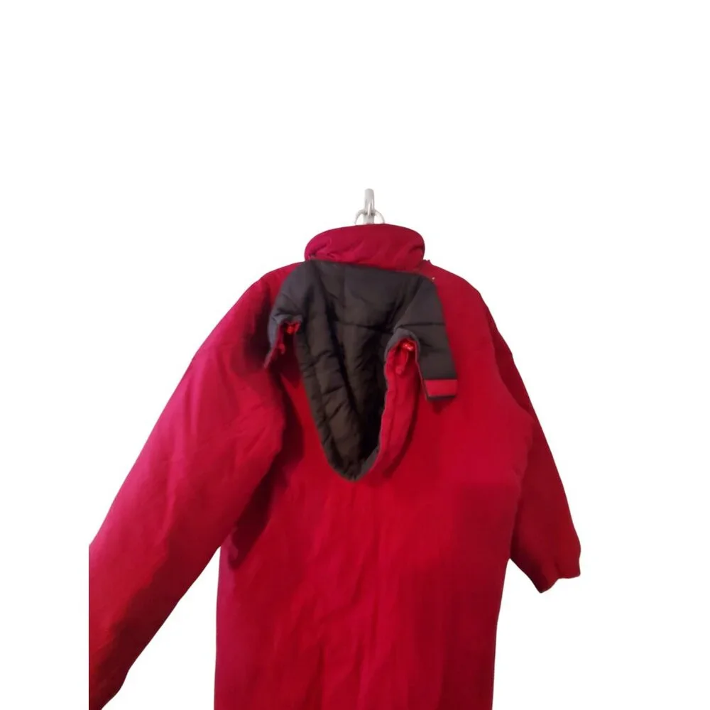 LL Bean coat womens Medium Petite MP long vintage hood thinsulate